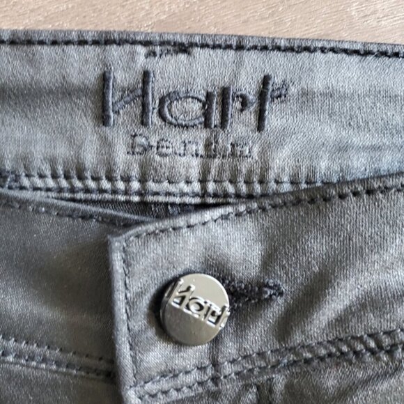 Nordstrom Hart Denim Metallic Black Pant Size 27 - Picture 4 of 5